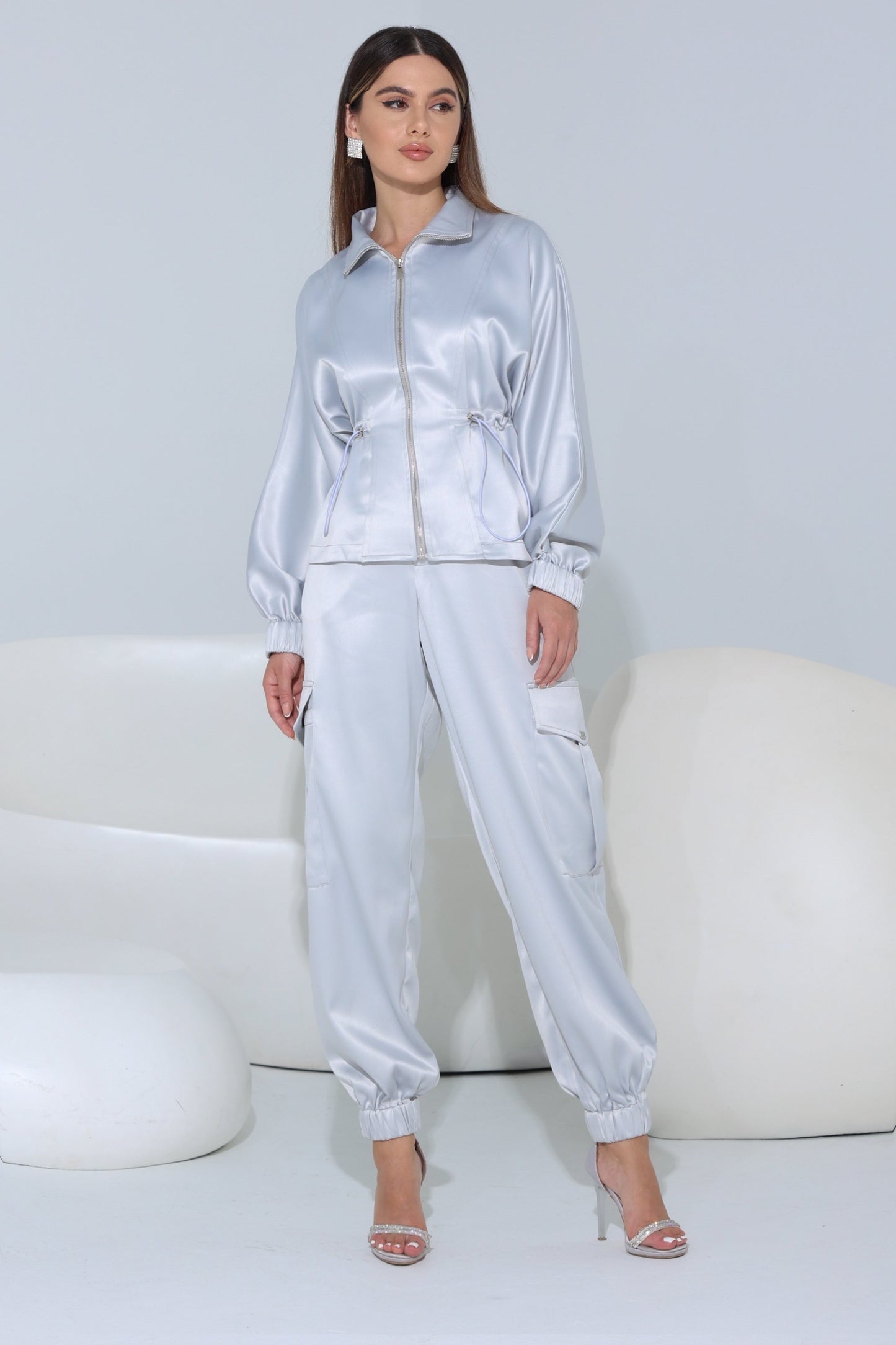 ALINA JACKET ICY GRAY