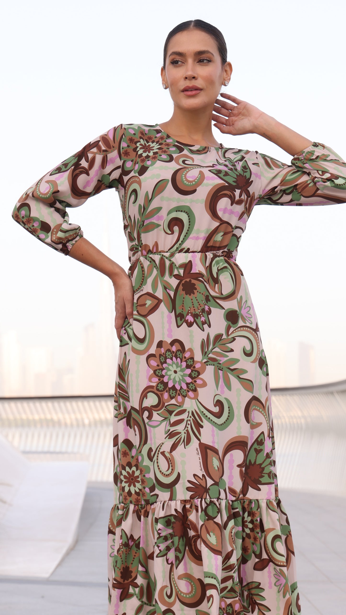 PORTOFINO DRESS FLORAL PRINT