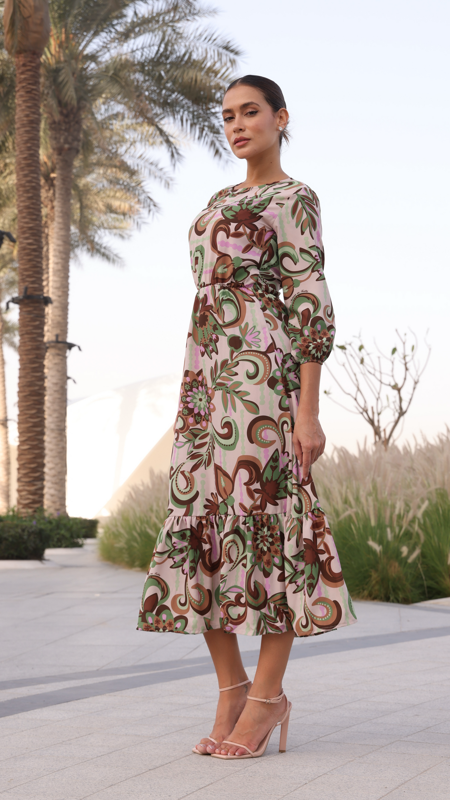 PORTOFINO DRESS FLORAL PRINT