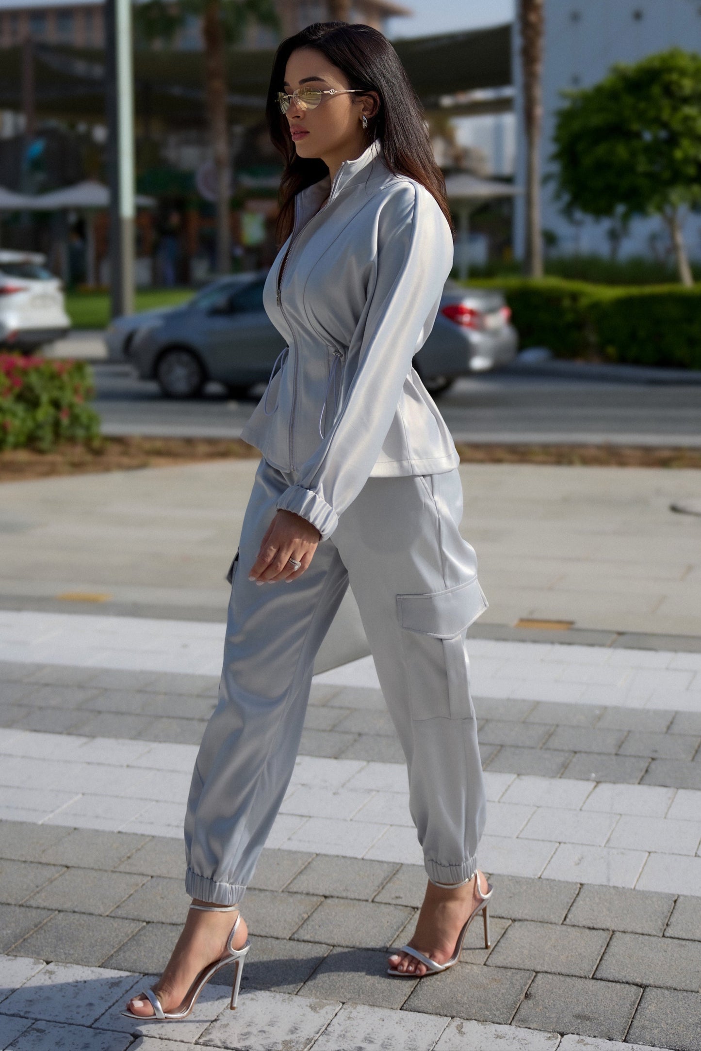 ALINA JACKET ICY GRAY