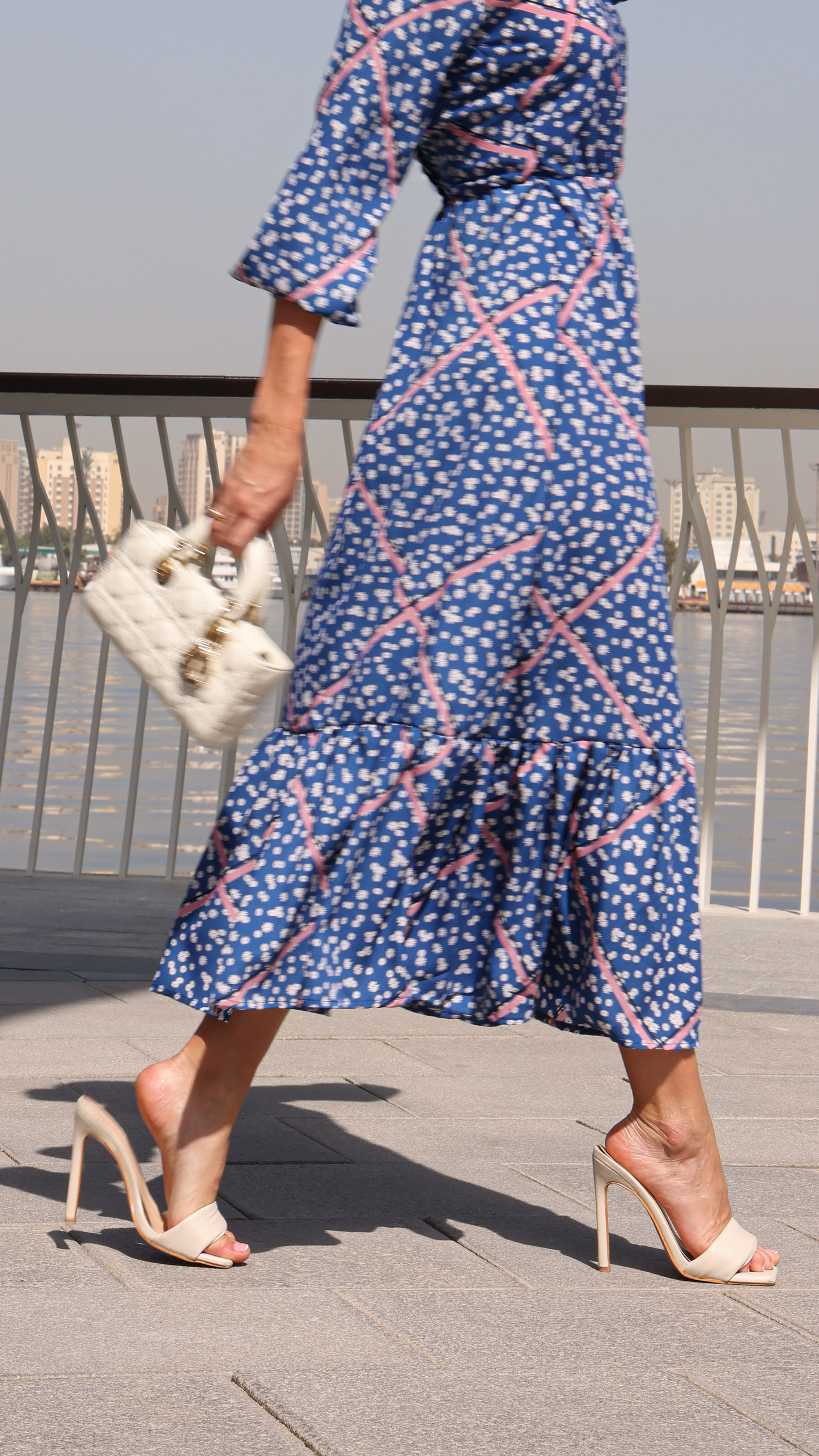 PORTOFINO DRESS DAISY PRINT