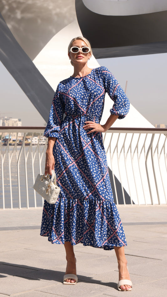 PORTOFINO DRESS DAISY PRINT