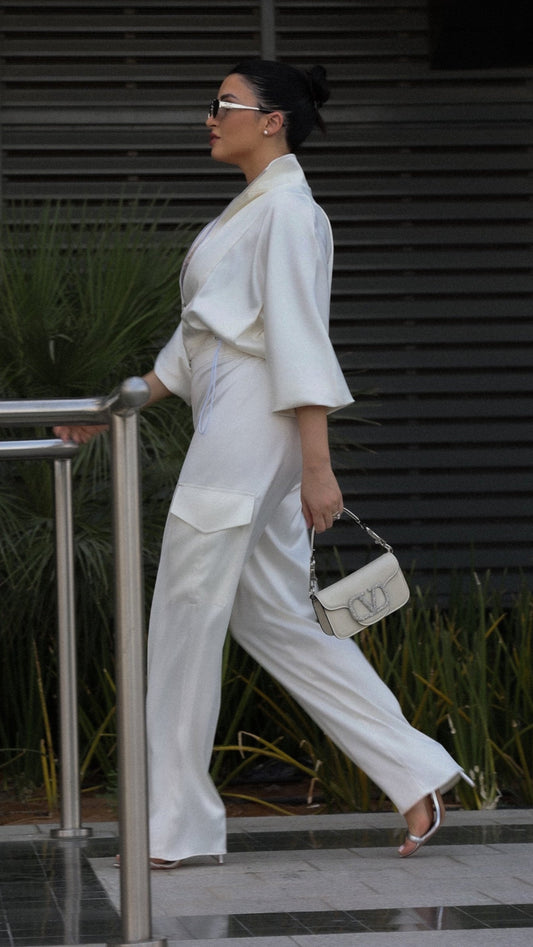 MIMI PANTS GLOSSY PEARL
