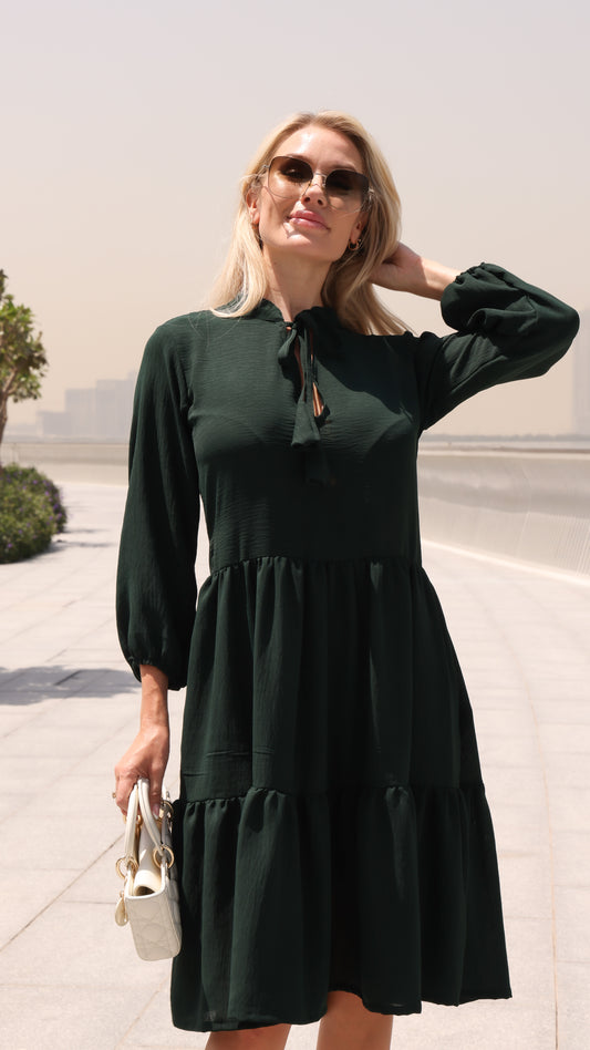 BUZIOS DRESS DEEP GREEN
